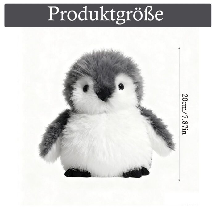 JcvPot Pinguin Kuscheltier, Weiches Stofftier Für Kinder Und Babys, Kuscheltier Pinguin PlüschtierPlüschtier – Bild 7